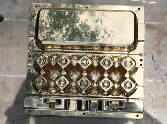 Polished Pulp Mold 10 Egg Carton ODM Brass Heat Press Mold