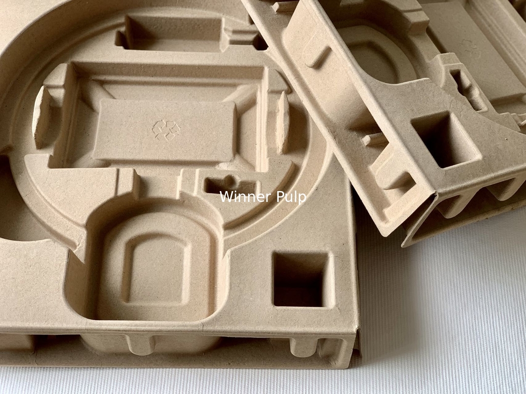 2.5mm Dry Press Molded Pulp Sustainable Robot Fiber Molded Packaging